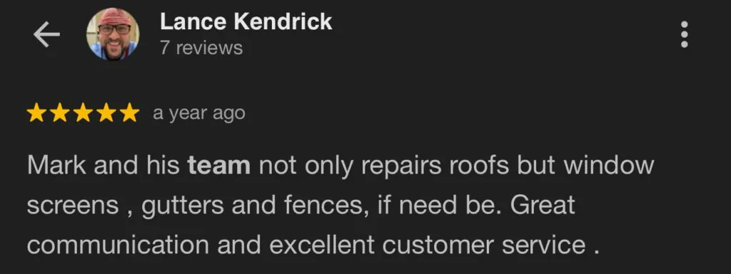 C & F Discount Roofing Blue Mound Review