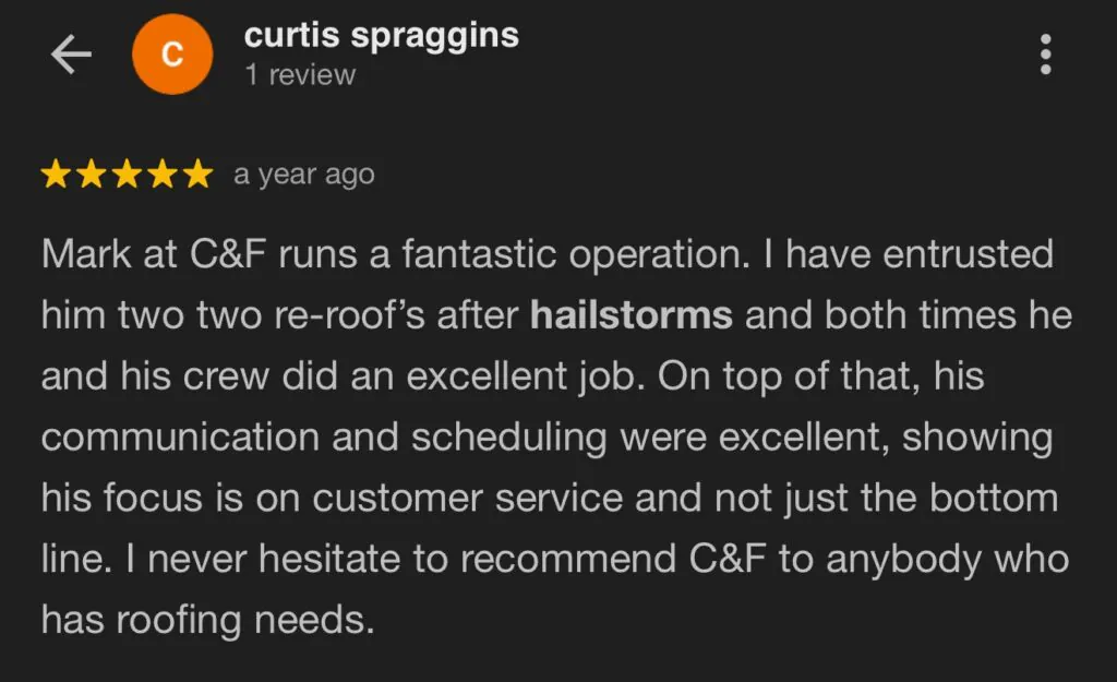 C&F DISCOUNT ROOFING JUSTIN TEXAS REVIEWS